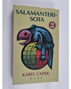 Kirjailijan Karel Capek käytetty kirja Salamanterisota