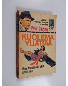 Kirjailijan Peter Cheyney käytetty kirja Kuolema yllättää