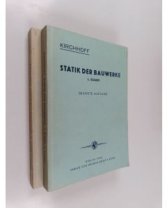 käytetty kirja Statik der bauwerke 1-2