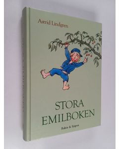 Kirjailijan Astrid Lindgren käytetty kirja Stora emil-boken