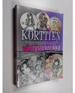 Kirjailijan Marika Hauhtonen käytetty kirja Korttien väritystekniikka