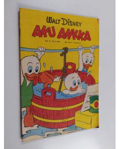Kirjailijan Walt Disney käytetty teos Aku Ankka 17/1974