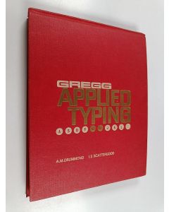 Kirjailijan Archibald Manson Drummond & Ida Elizabeth Scattergood käytetty kirja Gregg Applied Typing