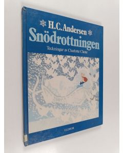 Kirjailijan H. C. Andersen käytetty kirja Snödrottningen
