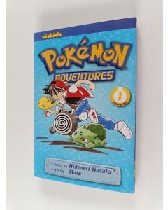 Kirjailijan Hidenori Kusaka käytetty kirja Pokémon adventures. 1