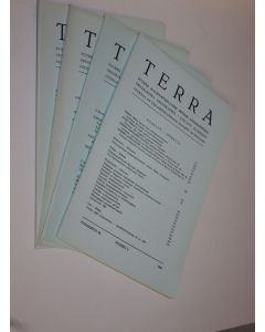 käytetty kirja Terra 1968 n:o 1-4 (vol 80) : Suomen maantieteellisen seuran aikakauskirja