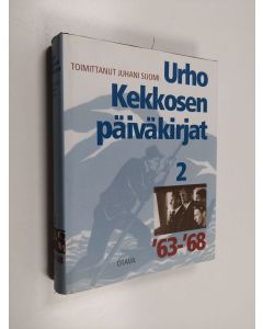 Kirjailijan Urho Kekkonen käytetty kirja Urho Kekkosen päiväkirjat 2 1963-68