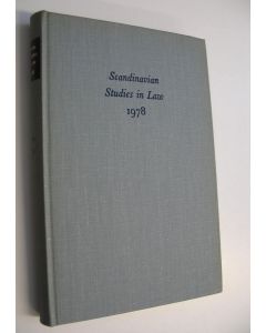 Tekijän Folke Schmidt  käytetty kirja Scandinavian Studies in Law 1978 (vol. 22)