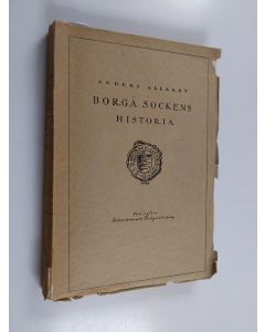 Kirjailijan Anders Allardt käytetty kirja Borgå sockens historia 3