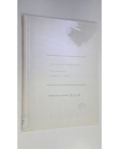 käytetty kirja Ylivieskan seurankunta - talousarvio vuodelle 1987
