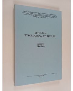 käytetty kirja Estonian : typological studies 3