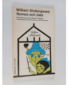 Kirjailijan William Shakespeare käytetty kirja Romeo och Julia