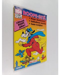 Kirjailijan Walt Disney käytetty kirja Roope-setä 4/1988