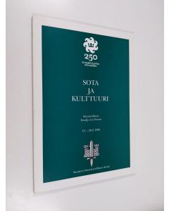 käytetty kirja Sota ja kulttuuri : Suomenlinna, Tenalji von Fersen 19.-20.9.1998