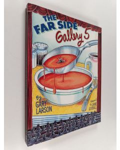 Kirjailijan Gary Larson käytetty kirja The Far Side Gallery 5