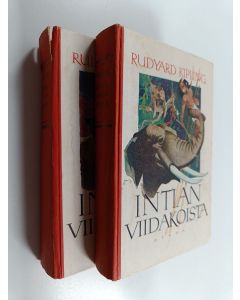 Kirjailijan Rudyard Kipling käytetty kirja Intian viidakoista 1-2
