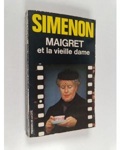 Kirjailijan Georges Simenon käytetty kirja Maigret et la vieille dame