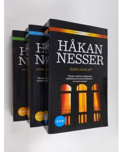 Kirjailijan Håkan Nesser käytetty kirja Barbarotti 1-3 : Sukujuhlat ; Kokonaan toinen juttu ; Herra Roosin tarina