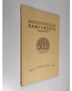 käytetty kirja Nordenskiöld-samfundets tidskrift XVI 1956