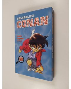 Kirjailijan Gosho Aoyama käytetty kirja Salapoliisi Conan 28 (ERINOMAINEN)