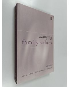 Kirjailijan Caroline Wright käytetty kirja Changing family values