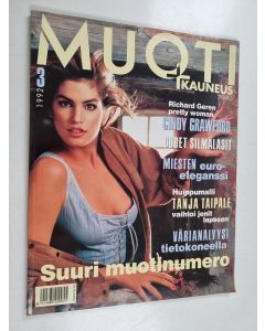 käytetty kirja Muoti + kauneus 3/1992 (+kaavat)