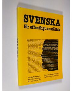 käytetty kirja Svenska för offentligt anställda