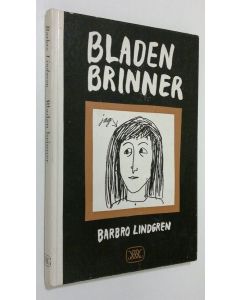 Kirjailijan Barbro Lindgren käytetty kirja Bladen brinner