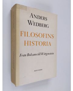 Kirjailijan Anders Wedberg käytetty kirja Filosofins historia - antiken och medeltiden