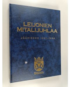 Kirjailijan Erkki Liesmäki käytetty kirja Leijonien mitalijuhlaa : jääkiekko 1991-1994
