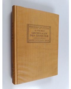 Kirjailijan David Hilbert käytetty kirja Grundlagen der Geometrie