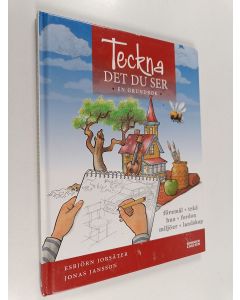 Kirjailijan Esbjörn Jorsäter käytetty kirja Teckna det du ser : en grundbok