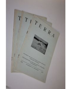 käytetty teos Terra nro 2-4/1957 (vol 69) : Suomen maantieteellisen seuran aikakauskirja