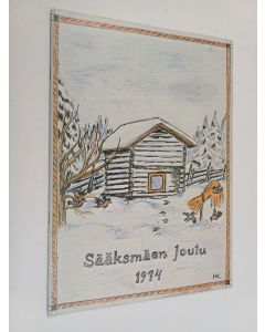 käytetty teos Sääksmäen joulu 1974