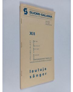 käytetty teos Pohjoismaiset vakuutusurheilukisat : Lauluja