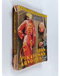 Kirjailijan Agatha Christie k&auml;ytetty kirja Id&auml;n pikajunan arvoitus
