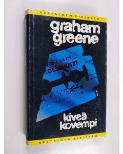 Kirjailijan Graham Greene käytetty kirja Kiveä kovempi