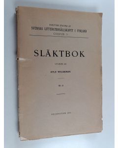 käytetty kirja Släktbok 2:3 1933