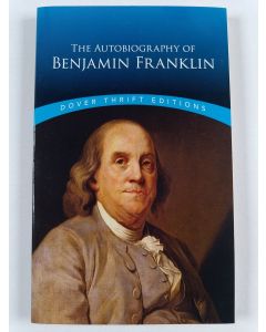 Kirjailijan Benjamin Franklin uusi kirja The Autobiography of Benjamin Franklin