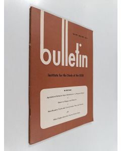 Kirjailijan Petr Kruzhin käytetty teos Bulletin Vol. XVI - May 1969, No. 5