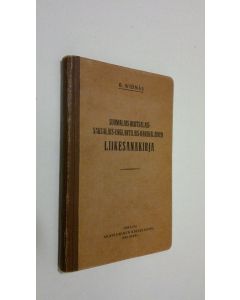 Kirjailijan Maria Widnäs käytetty kirja Suomalais-ruotsalais-saksalais-englantilais-ranskalainen liikesanakirja