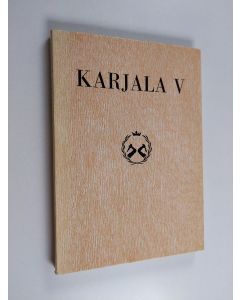 Tekijän Markku Tanner  käytetty kirja Karjala V : Pohjois-Karjalan Maakuntaseminaari Joensuussa 26-27.3.1966 (signeerattu)