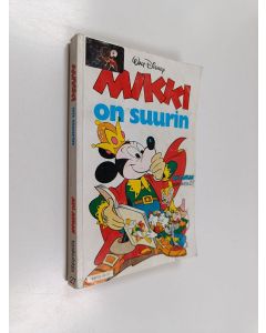 Kirjailijan Walt Disney käytetty kirja Mikki on suurin