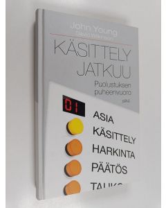 Kirjailijan John Young käytetty kirja Käsittely jatkuu : puolustuksen puheenvuoro