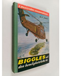Kirjailijan W. E. Johns käytetty kirja Biggles och den hemlighetsfulla ön
