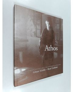 Kirjailijan Göran Schildt käytetty kirja Athos : suomalaisia kävijöitä pyhällä vuorella = finländska besökare på det heliga berget