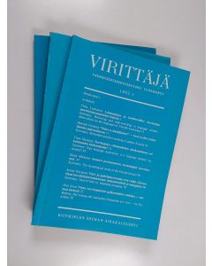 käytetty kirja Virittäjä vuosikerta 1992 (nrot 1-4)