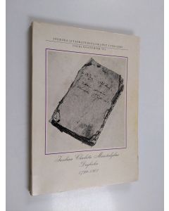 Kirjailijan Jacobina Charlotta Munsterhjelm käytetty kirja Jacobina Charlotta Munsterhjelms dagböcker 1799-1801