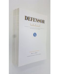 käytetty kirja Defensor legis vuosikerta 2011 (n:o 1-6) : Suomen asianajajaliiton äänenkannattaja
