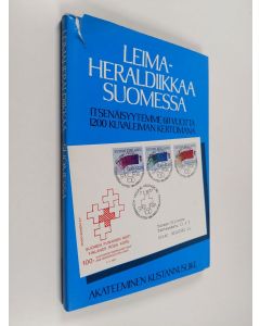 Kirjailijan Tuomas Piironen käytetty kirja Leimaheraldiikkaa Suomessa : itsenäisyytemme 60 vuotta 1200 kuvaleiman kertomana